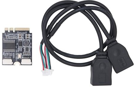 PCIe/KEY A+E Adattatore USB PCIe USB Cavo per collegamento perfetto dei dispositivi sul laptop