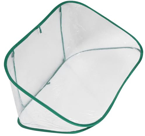 Sosoport Mini Serra da Giardino Portatile Pieghevole Copertura Trasparente per Crescita delle Piante in PVC Senza Attrezzi