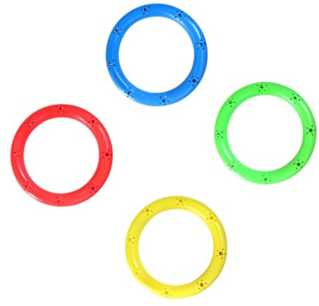 HEALSOPTHY 4piezas Campana De Mano Ergonomica Para Gimnasia y Baile Sonajero De Ejercicio Pequeño Para Practicar De Danza Sonajero De Incluye Carraca