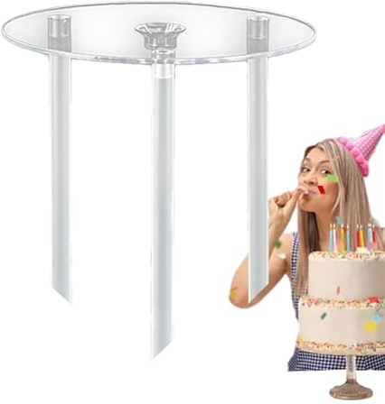 Weiyidea Tortenständer-Set, Etagen-Tortenständer 12/16/20/26 Cm, Stabile Tortenständer Und -bretter, Tortendekoration Für Mehrstöckige Torten Und Zum Stapeln