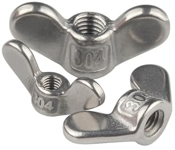 5 piezas M4 M5 M6 M8 M10 M12 M14 M16 M18-M24 304 Tuercas de mariposa de acero inoxidable con forma especial, tuercas de garra, tuercas de mariposa de oreja grande(Big Ear,M14-5pcs)