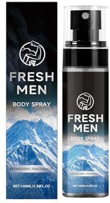 Spray corpo anti-sudore da uomo - Una fragranza rinfrescante e di lunga durata per un look asciutto e sicuro per tutto il giorno.