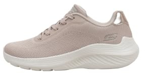 Skechers Bobs Squad Waves Current Look Sneakers da Donna in Taupe Tessile - EUR 37
