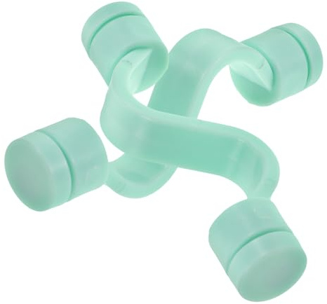 Veemoon Lot de 2 Butées Magnétiques Vertes pour Porte de Lave-Linge à Chargement Frontal Support Ventilé Anti-Odeurs Clips Amovibles pour Machine à Laver Accessoire Pratique pour