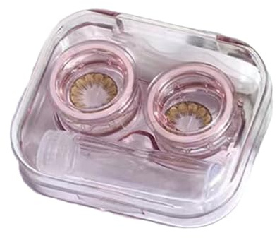 Kit de pour lentilles de Contact – Mini kit de lentilles de Contact | portable, applicateur de protection complet pour d'affaires, maison, dortoir, , rose, Reportez-vous à la