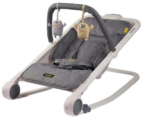 BabaBing BB50-002 RockOut Wippe, Grau-Melange, grau, 3 kg