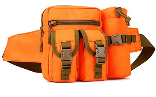 Sport Tent Taktisch Bauchtasche Hüfttasche mit Flaschenhalter Militärisch Wasserdicht Gürteltasche Molle Wasserflasche Halter Multifunktional für Wandern Laufen Trekking Radfahren
