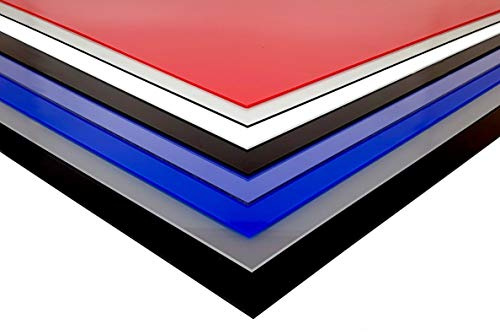 Acrylglas Platte 3mm diverse Farben und Formate (1510 x 680 x 3 mm, Rot 3N570)