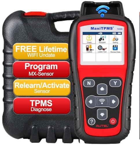 Autel TPMS Programming Tool MaxiTPMS TS508WF, TPMS Relearn and Reset Tool, MX Sensor Programmer, DTCs Check, Quick and Advanced Mode, Tire Sensor ID Read and Clone, Up of TS408 TS508 TS501 Scan Tool