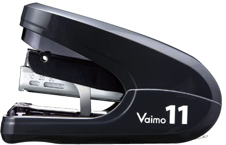 MAX Vaimo 11 FLK manuell häftapparat med platt häftning, svart.