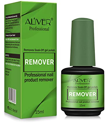 Solvente 15 ml, Professionale Semipermanente, Magico Gel Remover, Rimuove Facilmente e Rapidamente lo Smalto in 3-5 Minuti, Non fa Male alle Unghie
