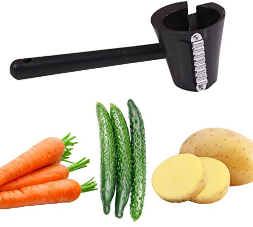 Syfunlv Machine de découpe en Spirale, Spiraliseur de Légumes, Coupe Spirale Carotte, pour Vous Fruits et Légumes - Spirales, Spaghettis, Nouilles, Rubans ou Vermicelles, 18.5 * 7.5 cm