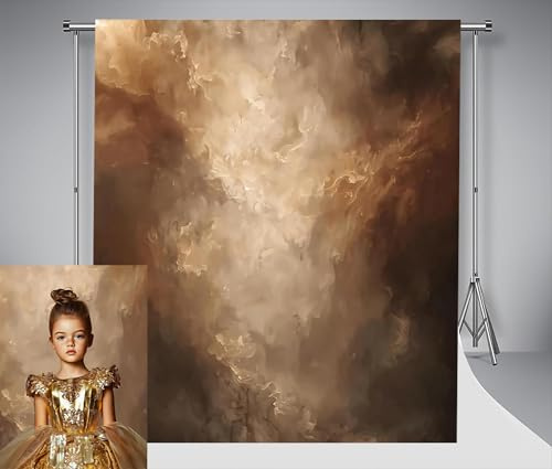 Kate Photography Backdrop 1.5x2.2m/5x7ft Brown Texture Art Abstract Newborn Birthday Maternity Portrait Wedding Photocall Background Photo Studio Props