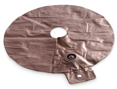 blizz-z Baum-Bewässerungsring 75 Liter (braun) | Tröpfchen-Bewässerungssystem, Baumring, Donut, Beutel für kontrollierte Bewässerung von Jungbäumen | aus hochwertigem PVC