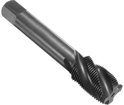 sourcing map Tarauds filetés à cannelure hélicoïdale M22 x 1,5 H2 - Outil de réparation de taraudage en acier rapide M2 (HSS)