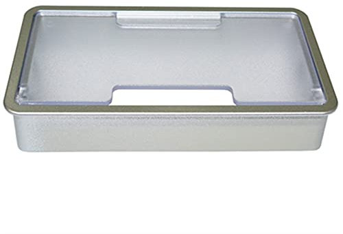 Desk cable grommet Table Cable Grommet, Plastic Desk Wire Hole Cover Base Rectangular Pc Table Cable Outlet Grommet For Wire Organizer Decorative Furniture Hardware(Silver)