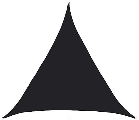 Vela ombreggiante 7x7x7 piedi, vela ombreggiante triangolare con corda di fissaggio, permeabile all'acqua e all'aria, tenda ombreggiante per giardini in tessuto Oxford per patio, cortile, prato, giard