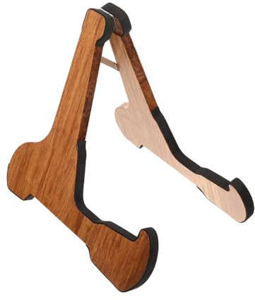BIUDECO Faltbarer Gitarrenständer aus Robustem Verstellbarer Vertikaler Gitarren und Violinenhalter Ergonomisches Design Tragbarer Musik Instrumentenständer für Bühne Zuhause Musikzimmer