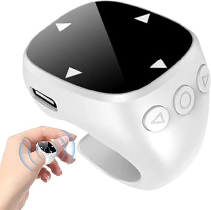 Telecomando per Telefono -Anello Telecomando Touch | Anello Di Scorriment, Sfogliare Pagine with 5.3, Presentazioni per Lavoro, Streaming in Diretta, Dispositivo Tecnologia Indossabile L