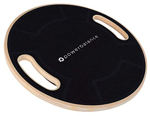 RPM Power Balance Wobble Board – Massivholz-Balance-Board für Konzentriertes Kerntraining, Bein- und Oberkörperstärkung - (Wackelbrett - Darknight)