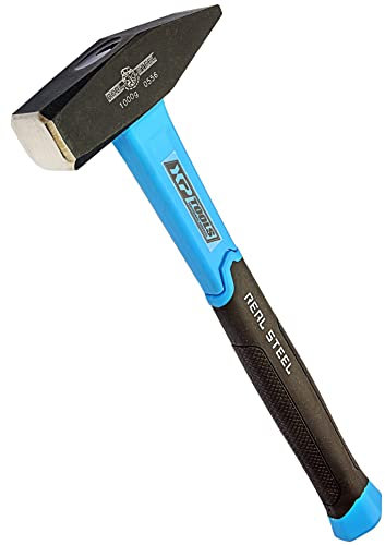 Pro-Lift-Werkzeuge Schlosserhammer 1000g Hammer geschmiedeter Hammerkopf Griff mit Glasfaserkern