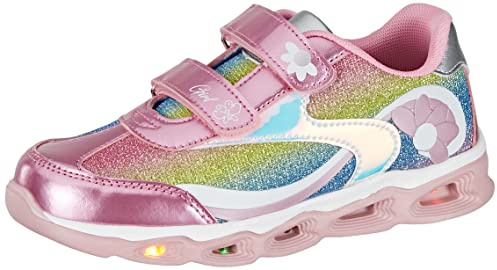 Chicco, Carosine sneaker med ljus, Sneaker med dubbel kardborreband Flickor, Reste Sig, 31