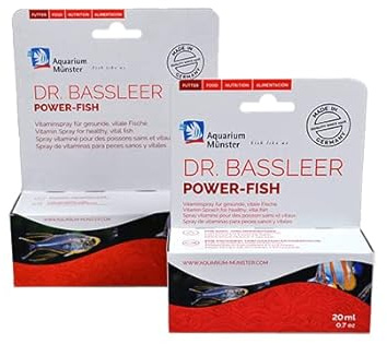 Aquarium Münster - Dr. BASSLEER - Power-Fish Vitaminspray für gesunde, Vitale Fische - 20ml - für Süss- und Meerwasser geeignet