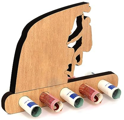 Giftota - Originelles Geburtstagsgeldgeschenk aus Holz - Geschenk zum Klettern