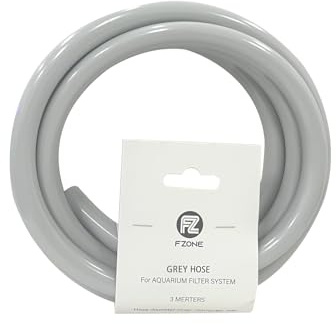 FZONE Aquarium Tubing 3M Class Grey for Aquatic Filter System Tubing 16/21mm