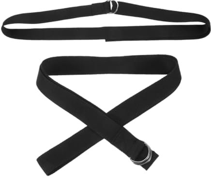 PAMINGONO 2stücke Yoga Band Verstellbare Nicht Elastische Yogagurte Für Effektives Stretching Und Hautfreundliches Material Für Zuhause Fitnessstudio