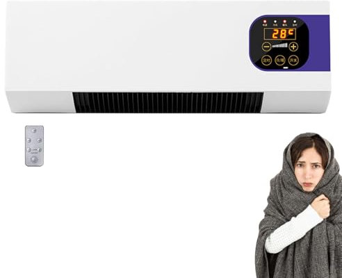 MLqkpwy Climatizzatore da Parete 2 in 1 Freddo e Termico con Timer, Aria Condizionata a Basso Consumo Energetico