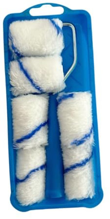 Gralara Paint Roller with Frame Tray Roller Cover for Kitchen, Bathroom and Ceiling for Home