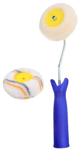 KONTONTY Eckenroller Farbrollen Satz Wandfarbe Roller Malerei Werkzeug Farbrolle Zum Streichen Von Wänden Mit Griff Für Präzise Malerei