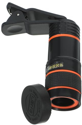 NAMOARLY Obiettivo Telescopico Lunga Distanza per Smartphone Clip Obiettivo Macro per Fotocamera Cellulare Leggero e Portatile
