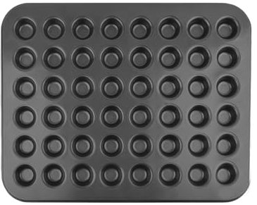 Ksikdeg Bandeja para magdalenas, moldes de acero al carbono, adecuados para cupcakes