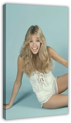 Actor Heather Locklear 10 Canvas Poster Wall Art Decor Print Picture Paintings for Living Room Bedroom Decoration Frame: 24x36inch(60x90cm)