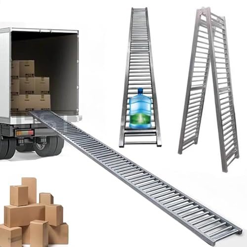 Lätt industriell transportör – vikbar extra bred 60–30 cm, rostbeständig för lager och fabriker, 30–3 fot lång, perfekt tillbehör för lastbilsvagn