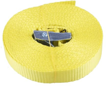 Correas Pesadas para Ruedas Enchufes Correa de Carga de Carraca Multicolor 500cm x 25cm(Oranje)