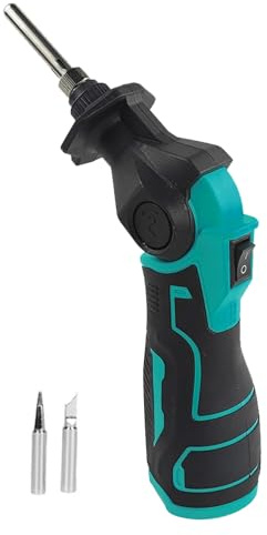 Saldatore a batteria 30W 400 ℃ Alimentato a batteria ricaricabile regolabile 0-90 gradi Punte a punta piatta Strumento riparazione Saldatore a batteria