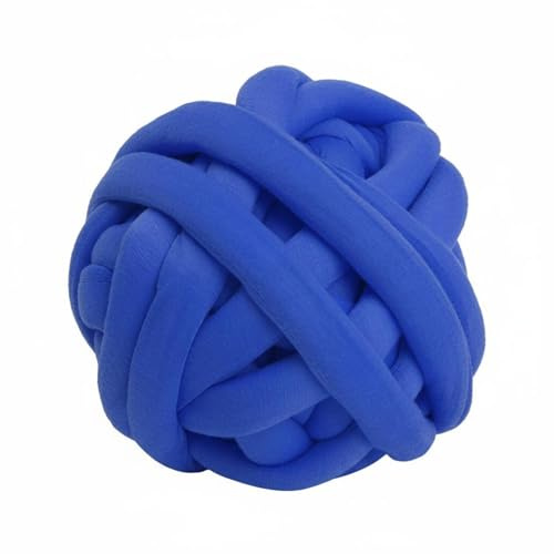 RoaQinFo Hilo para Tejer Almohadón Hilo Tubular Acolchado Fibra para Crochet Cuerda para Macramé Material Suave de Algodón Mantiene Forma y Volumen Adecuado, Royal Blue