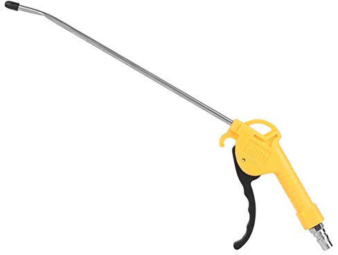 Aramox Pistolet à air comprimé, 1 pièces en alliage d'aluminium pneumatique dépoussiéreur pistolet 1/4PT Kit d'accessoires de compresseur d'air avec joint