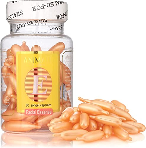 PUB Flacon de 60 capsules de vitamine E pour le visage - Pour une peau éclatante