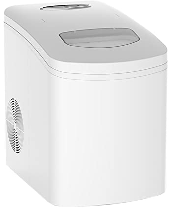 TEmkin Countertop Ice Maker Machine Portable Compact Ice Maker Electric Ice Cube Maker with Scoop and Basket 26 Lbs Ice Machine for Home Kitchen Office Bar