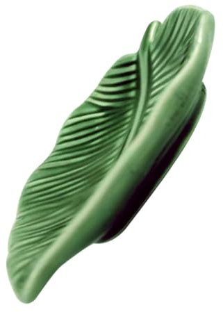 CALLARON Nordic Style Ceramic Leaf Tray Decorative Trinket Dish Jewelry Plate for Rings Bracelets Necklaces Sturdy Organiser
