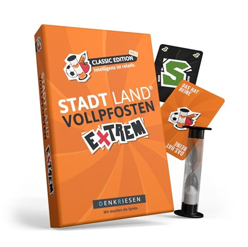 DENKRIESEN - Stadt Land VOLLPFOSTEN® - Extrem - Classic Edition - Intelligenz ist relativ.: Intelligenz ist relativ.