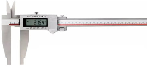 Digitale Messschieber 0-400mm für Innen- und Außendurchmesser – Präzisionsmessung für Industrie und Werkstatt – Edelstahl, 0.01mm Genauigkeit, LCD-Display, Nullstellung und Umrechnung von mm/Zoll