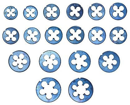 Filiera for macchina UNC/UNF/UNEF/UN/UNS 5/16-18 5/16-20 3/8-16 3/8-20 3/8-27 HSS Blue Coated Die Threading Tools(UNS 3l8-40)