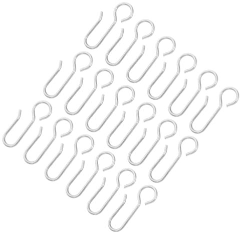 SOLUSTRE 50pezzi Inossidabile Per Tende Facile Installazione e Versatilità Per e