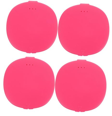 Gogogmee Custodia per Coppette Mestruali in Plastica 4 Pezzi Rosa Portatile per Viaggi Facile Conservazione e Uso Versatile per Donne