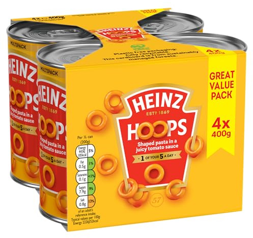Heinz Spaghetti Hoops 4x400g